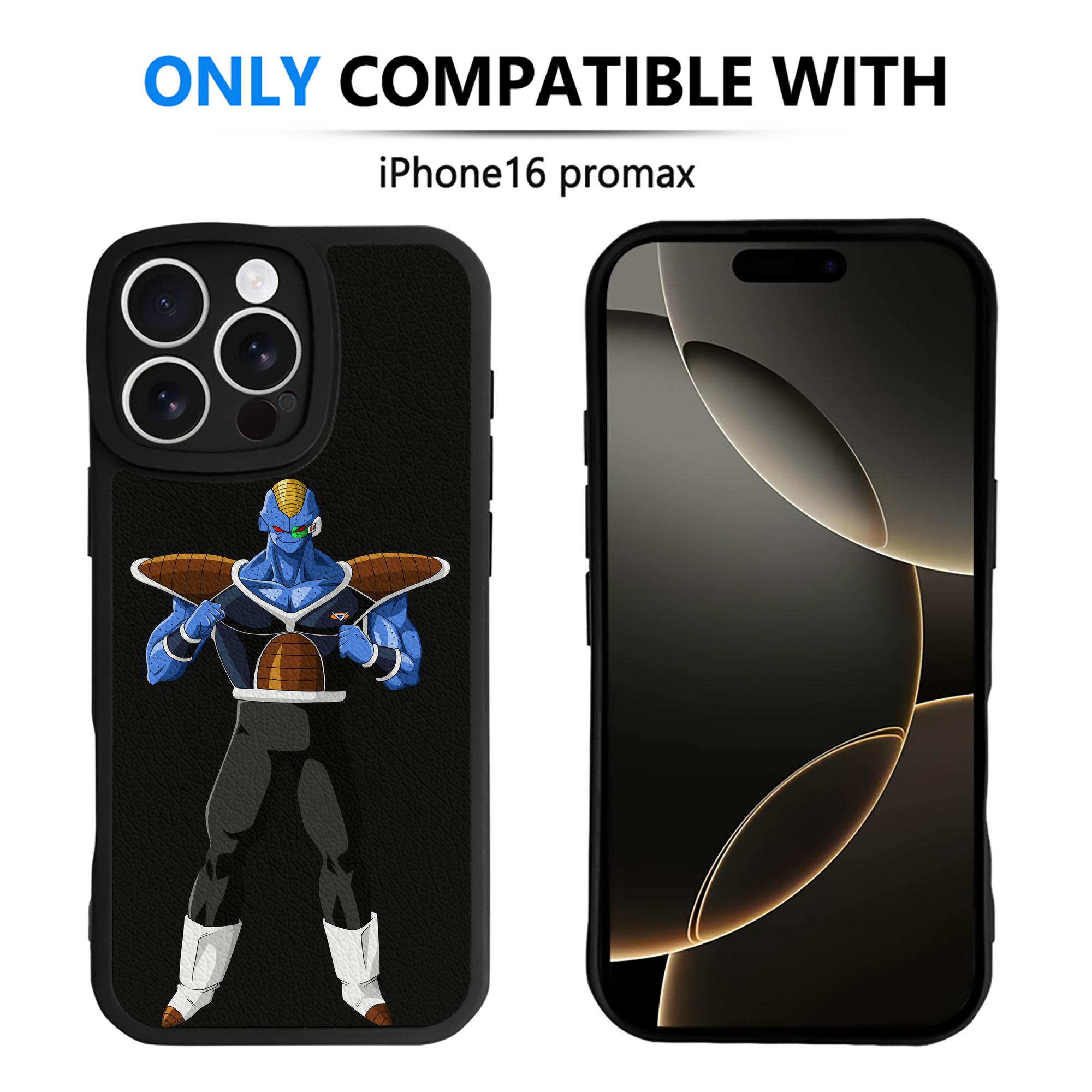 （画像用） ドラゴンボール DRAGON BALL 【iPhone 16シリーズ対応】シリコンスマホケース（レザー調） 材質：シリコン